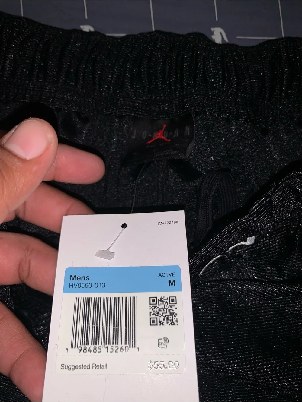 Jordan Brooklyn Cat Scratch Men's Shorts HV0560-011 Size: Medium